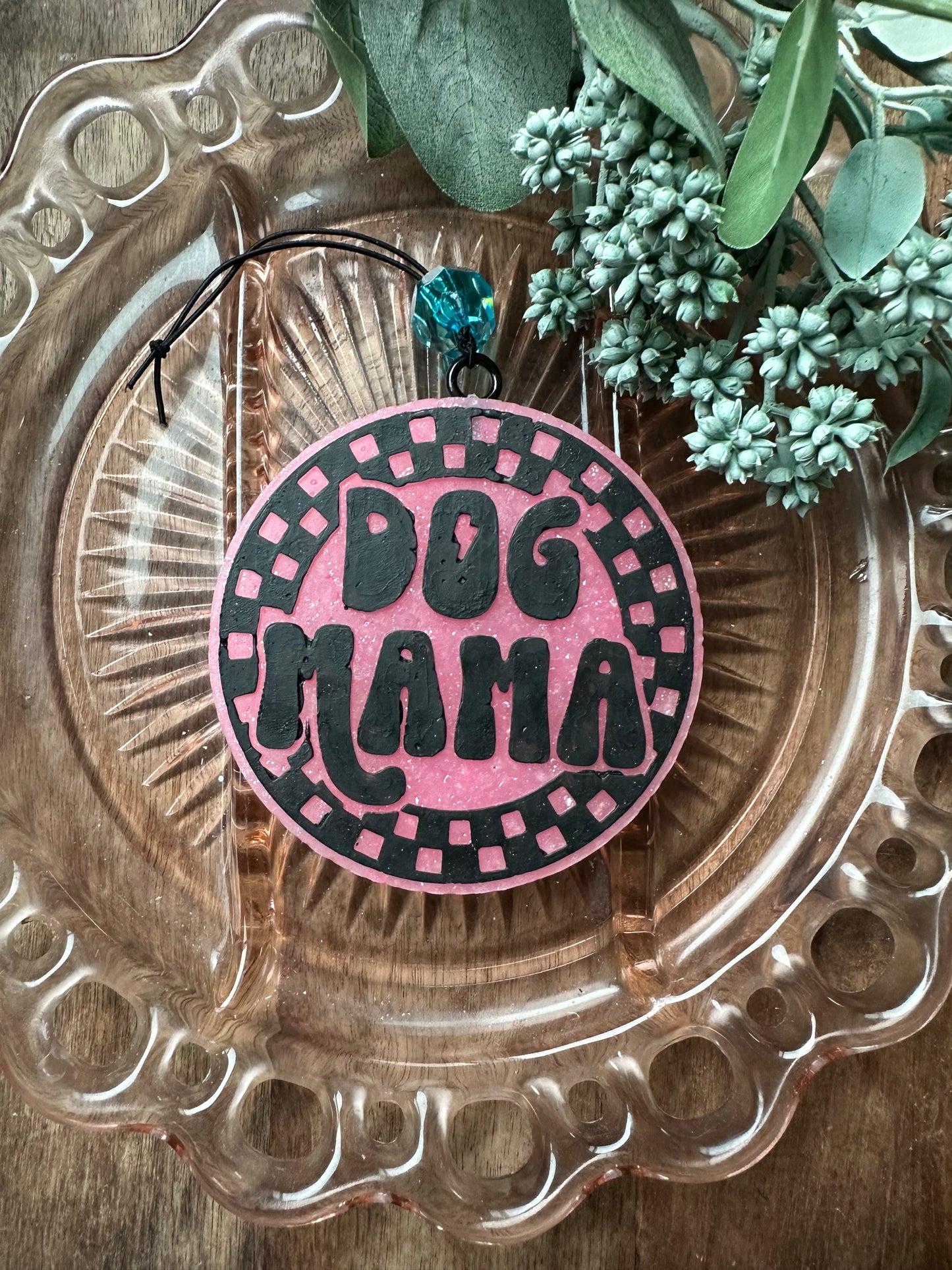 Pink dog mama freshie