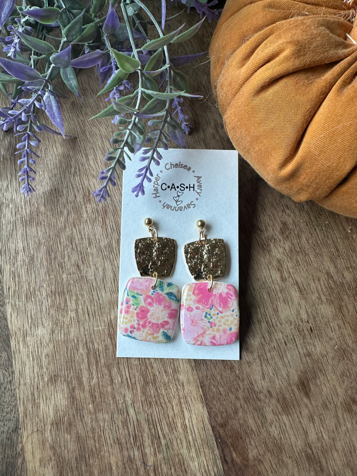 Elegant lily dangles