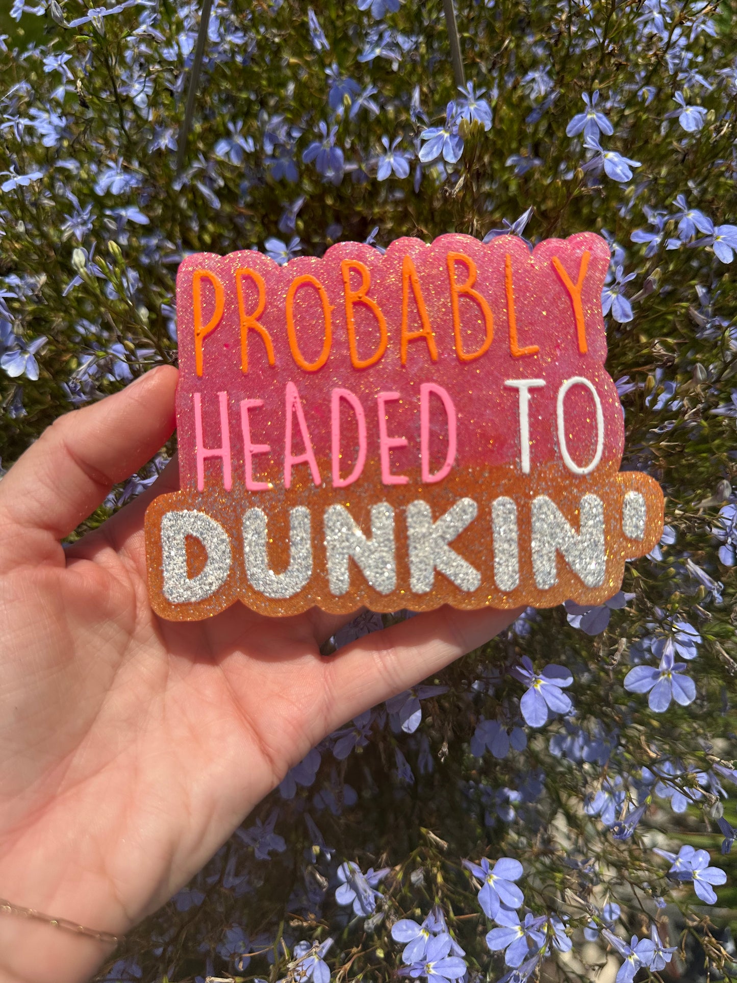 Probably headed to Dunkin freshie