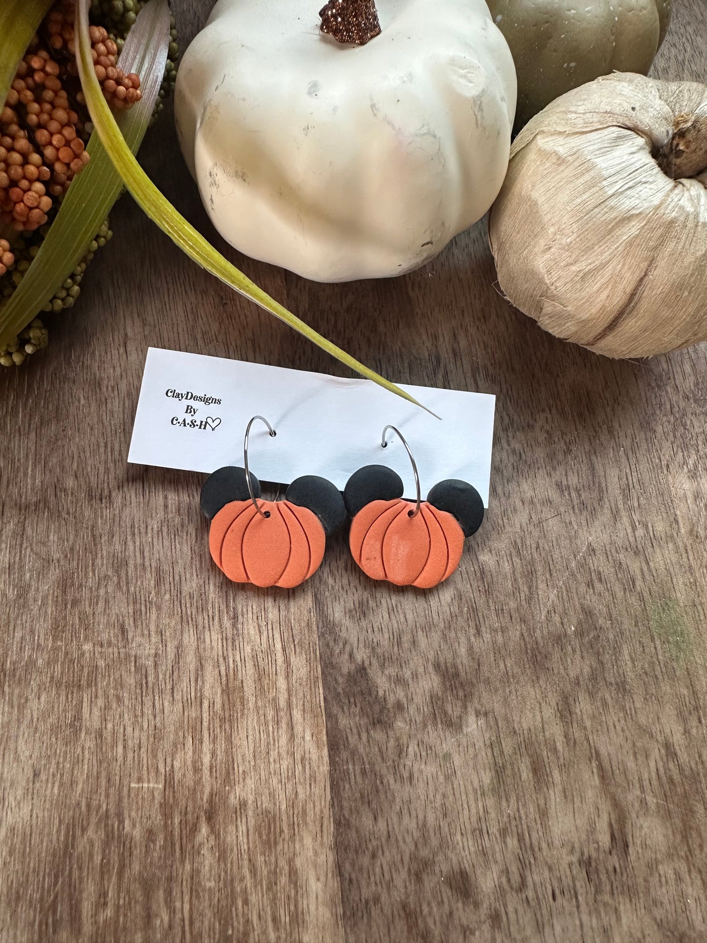 Darker mouse pumpkin hoops