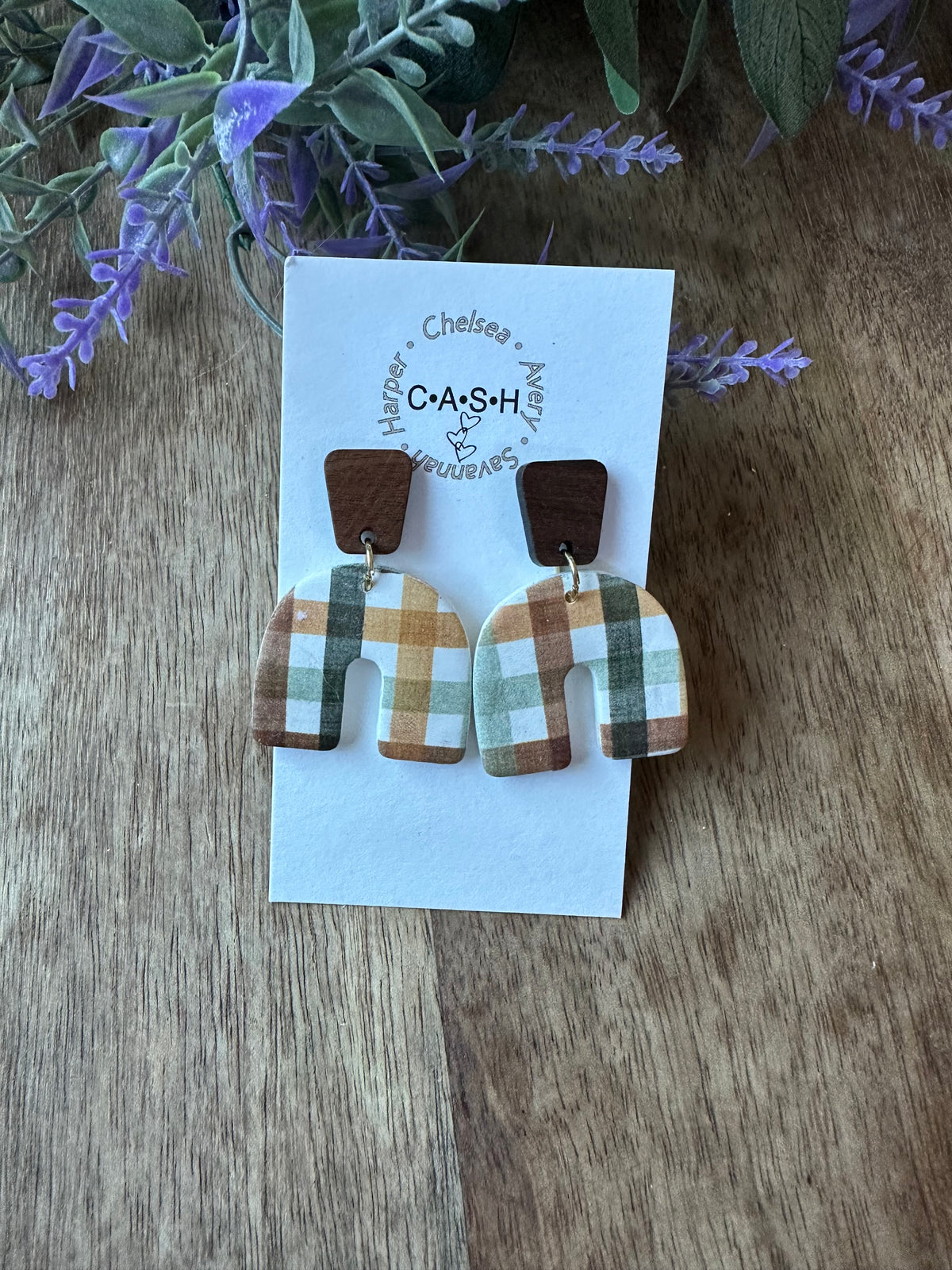 Plaid dangles
