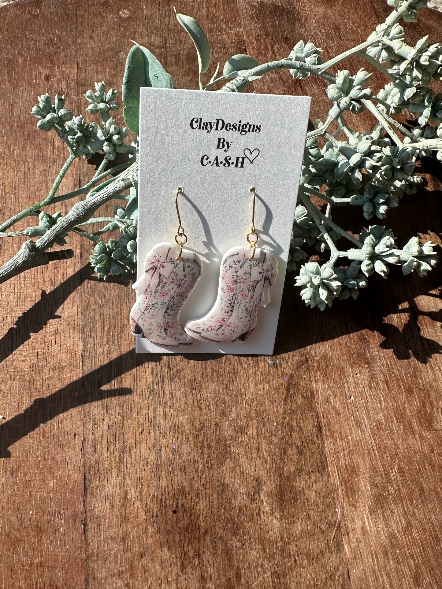 Floral cowboy boots