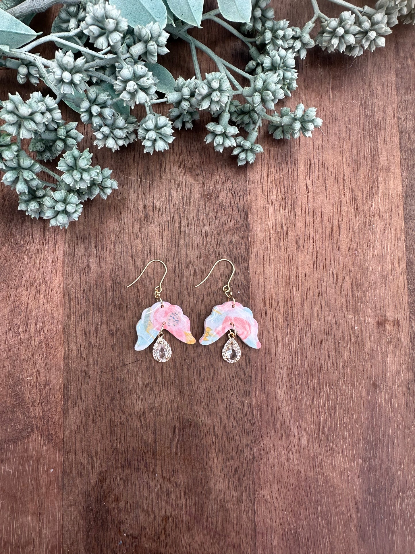 Elegant floral dangles 