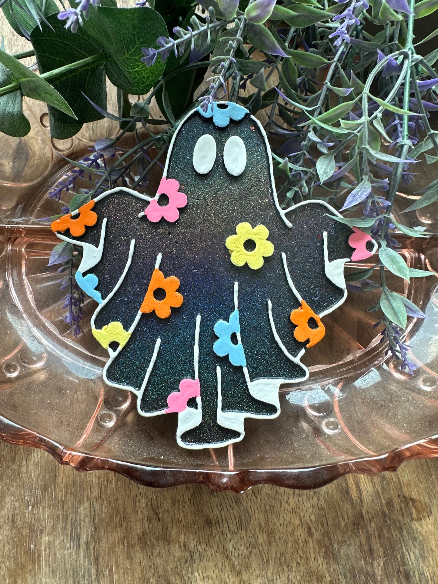 Boho black ghost freshie