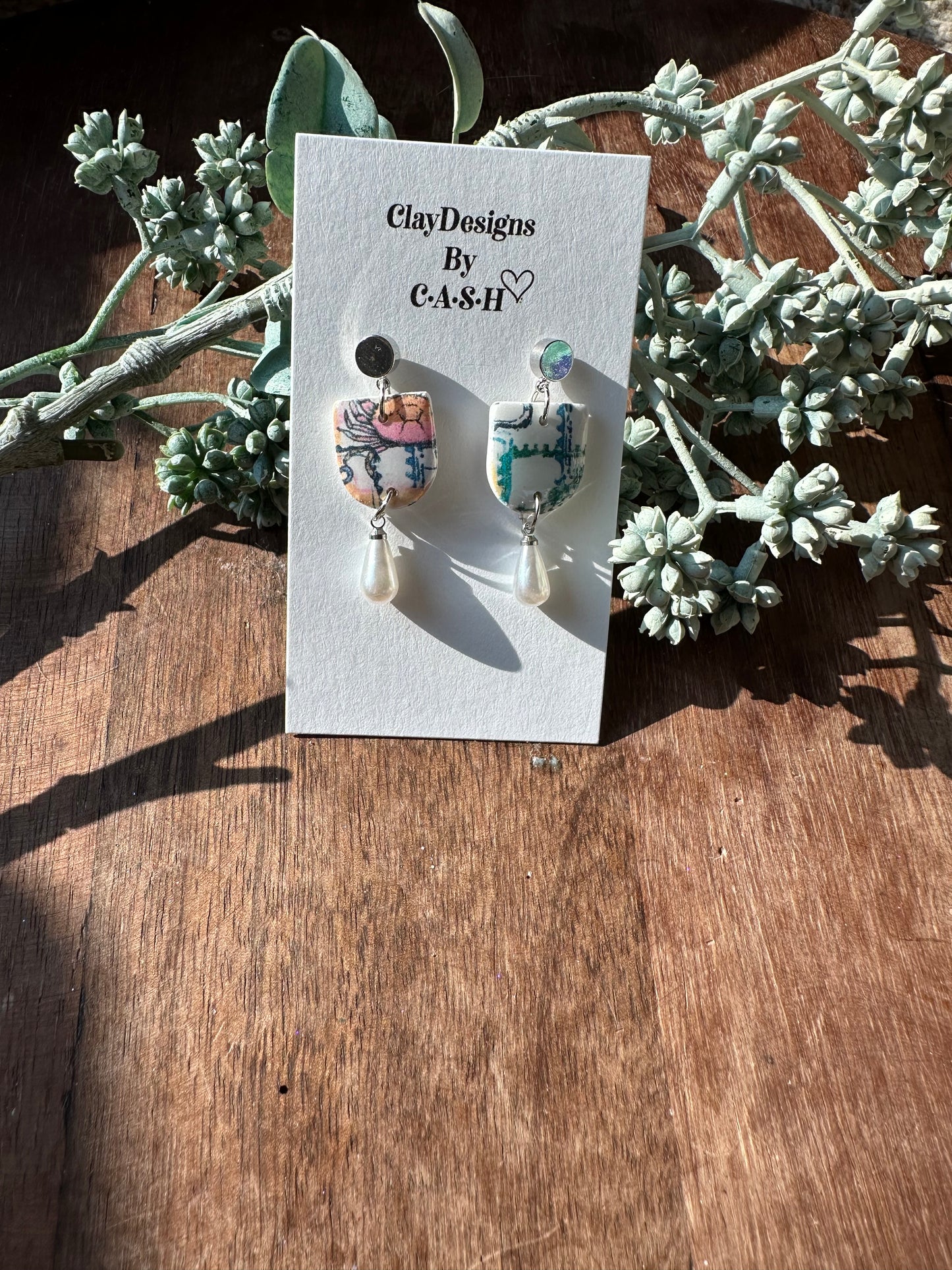 Pearl beach dangles