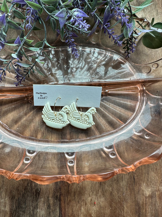 Butter Yellow HEN hoops