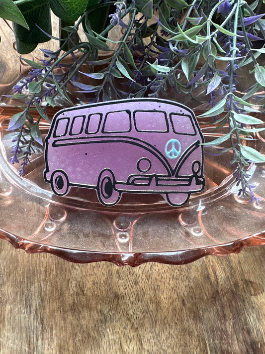 Purple VW Van freshie