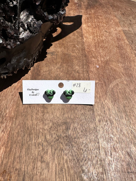 Girl mouse Frankenstein studs