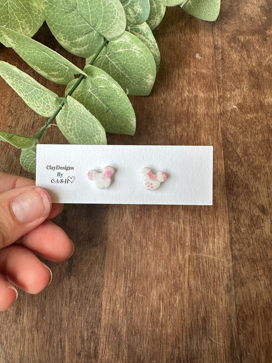 Floral mouse stud