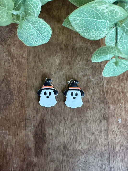 Witch ghost earrings