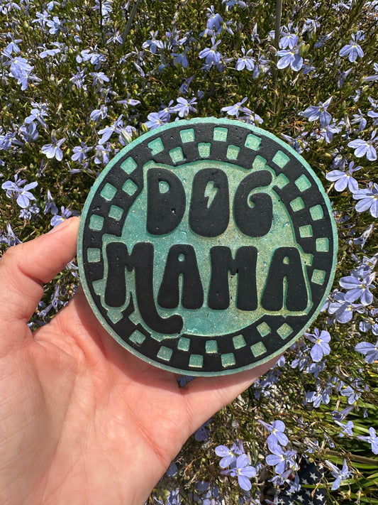 Teal shimmer dog mama freshie