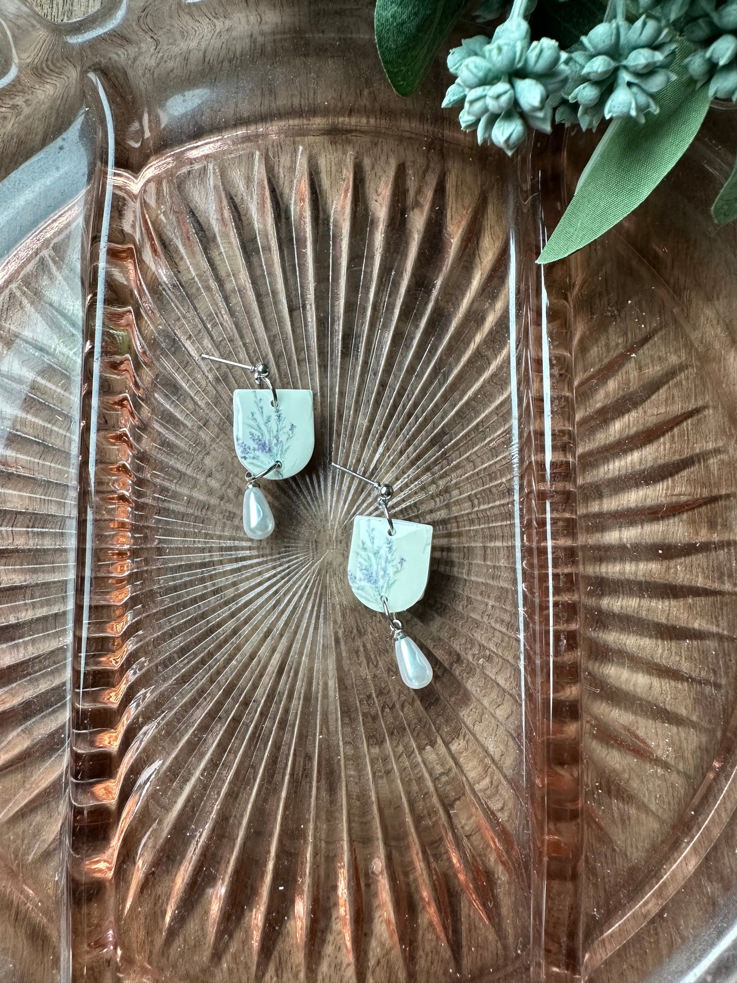 Lavender flower dangles