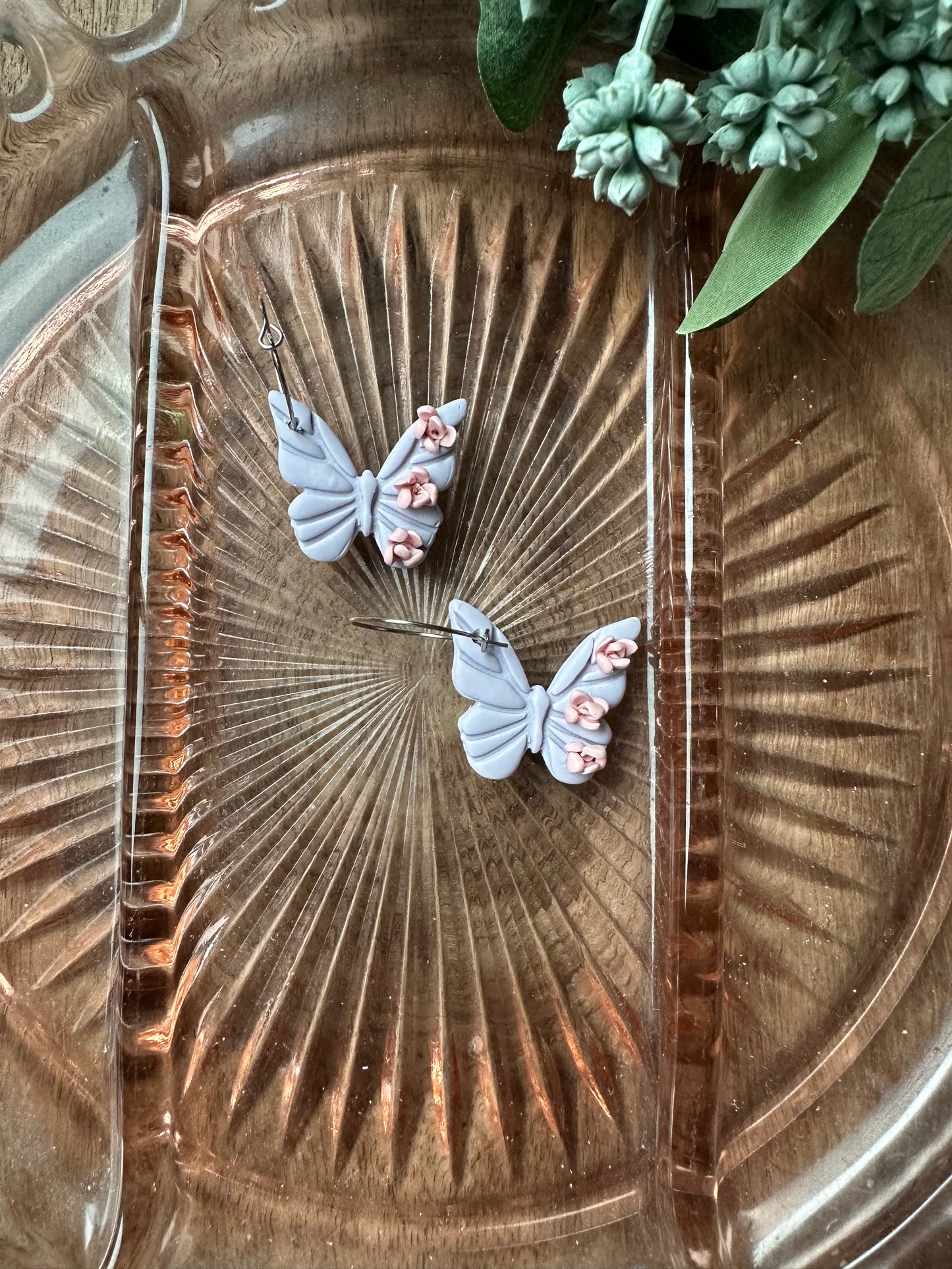Butterfly with flowers
