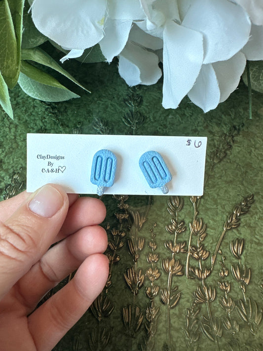 Light blue popsicle studs