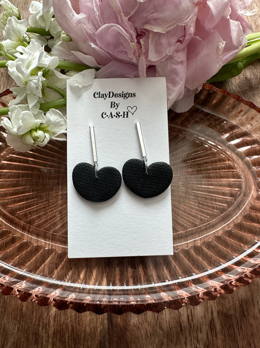 Black quilt dangles