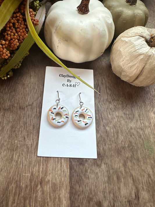 Halloween donut dangles