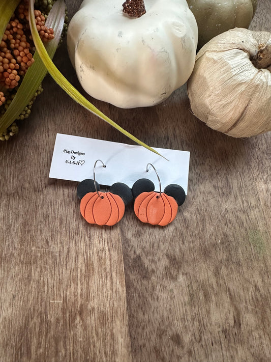 Darker mouse pumpkin hoops