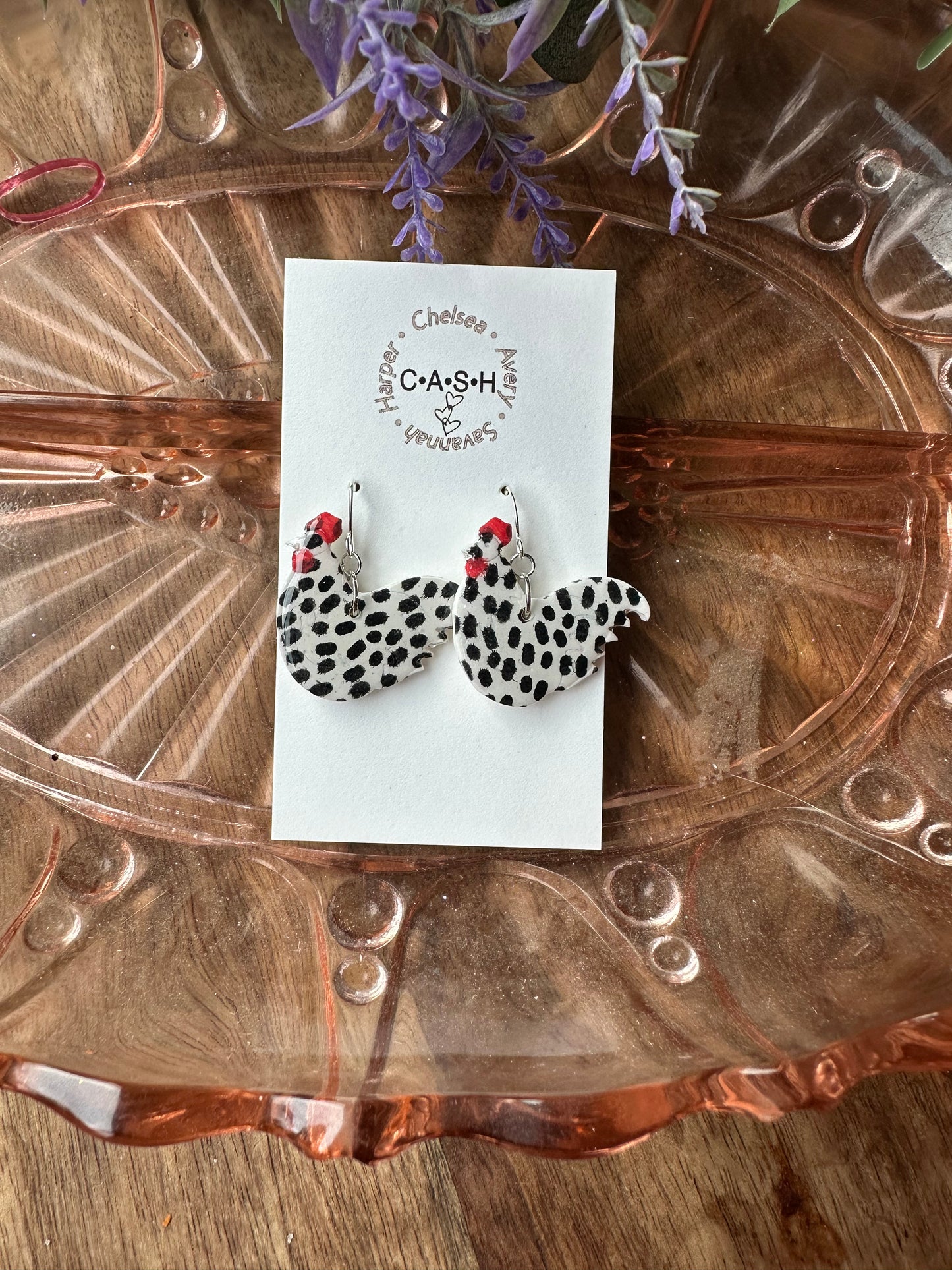 Polka dot chickens
