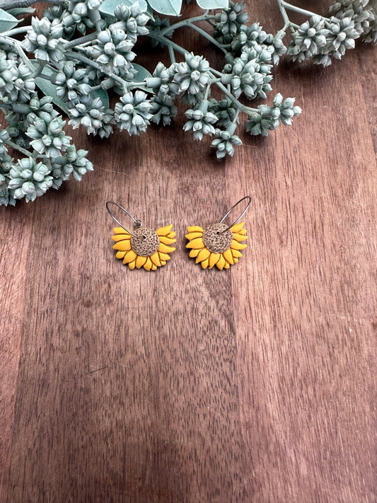 Half sunflower hoops