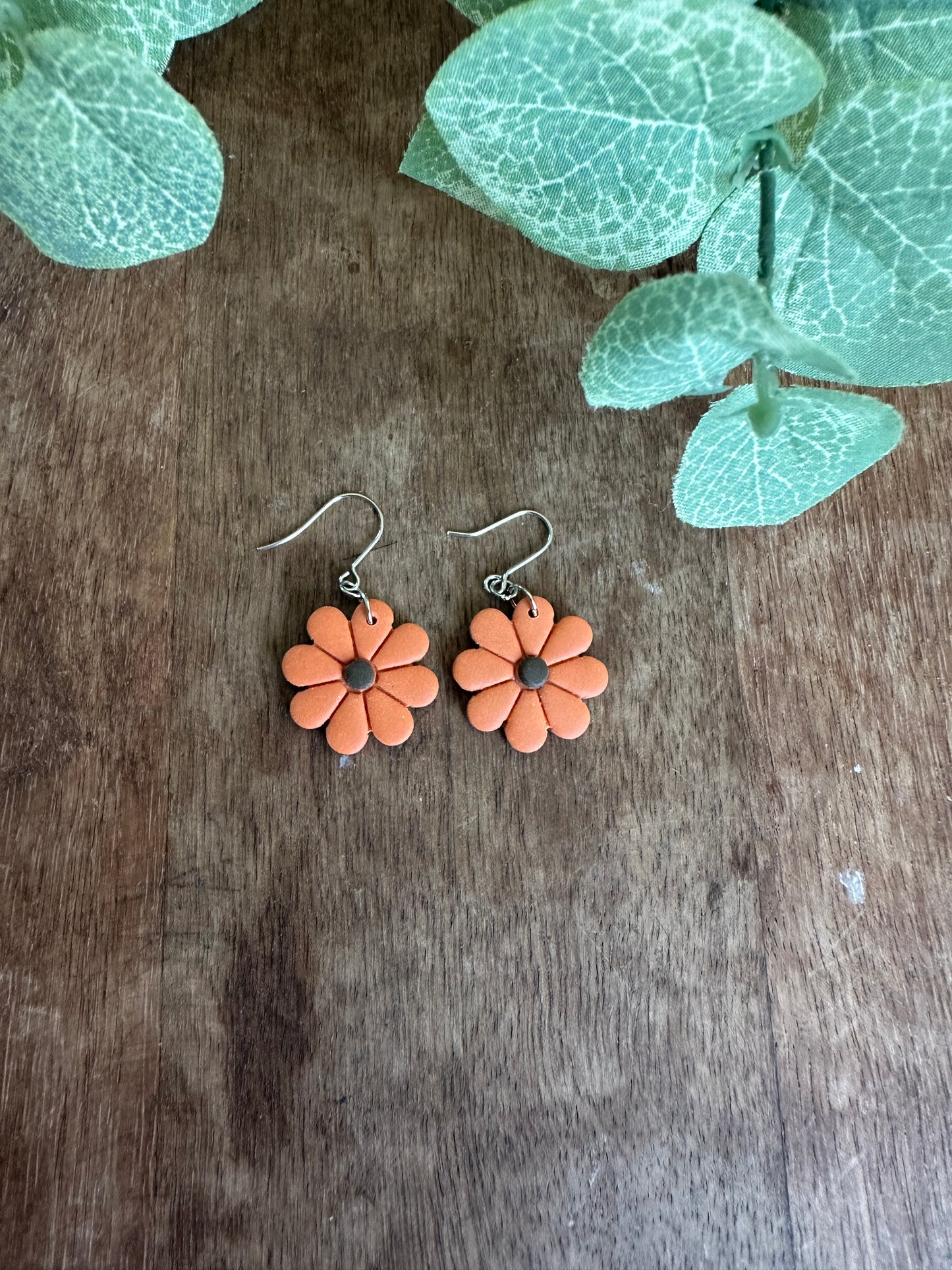 Orange flower dangles