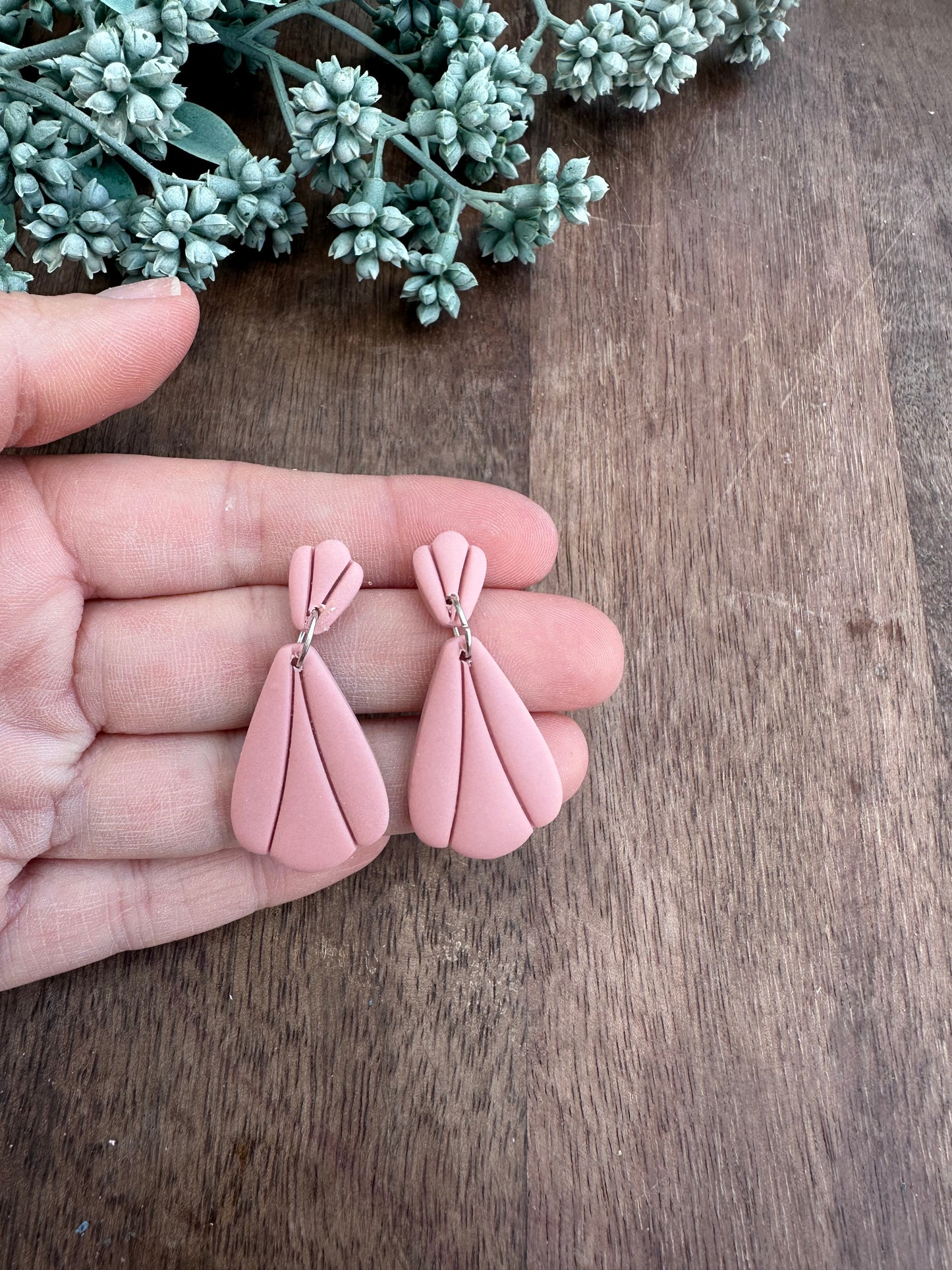 Pink elegant dangles