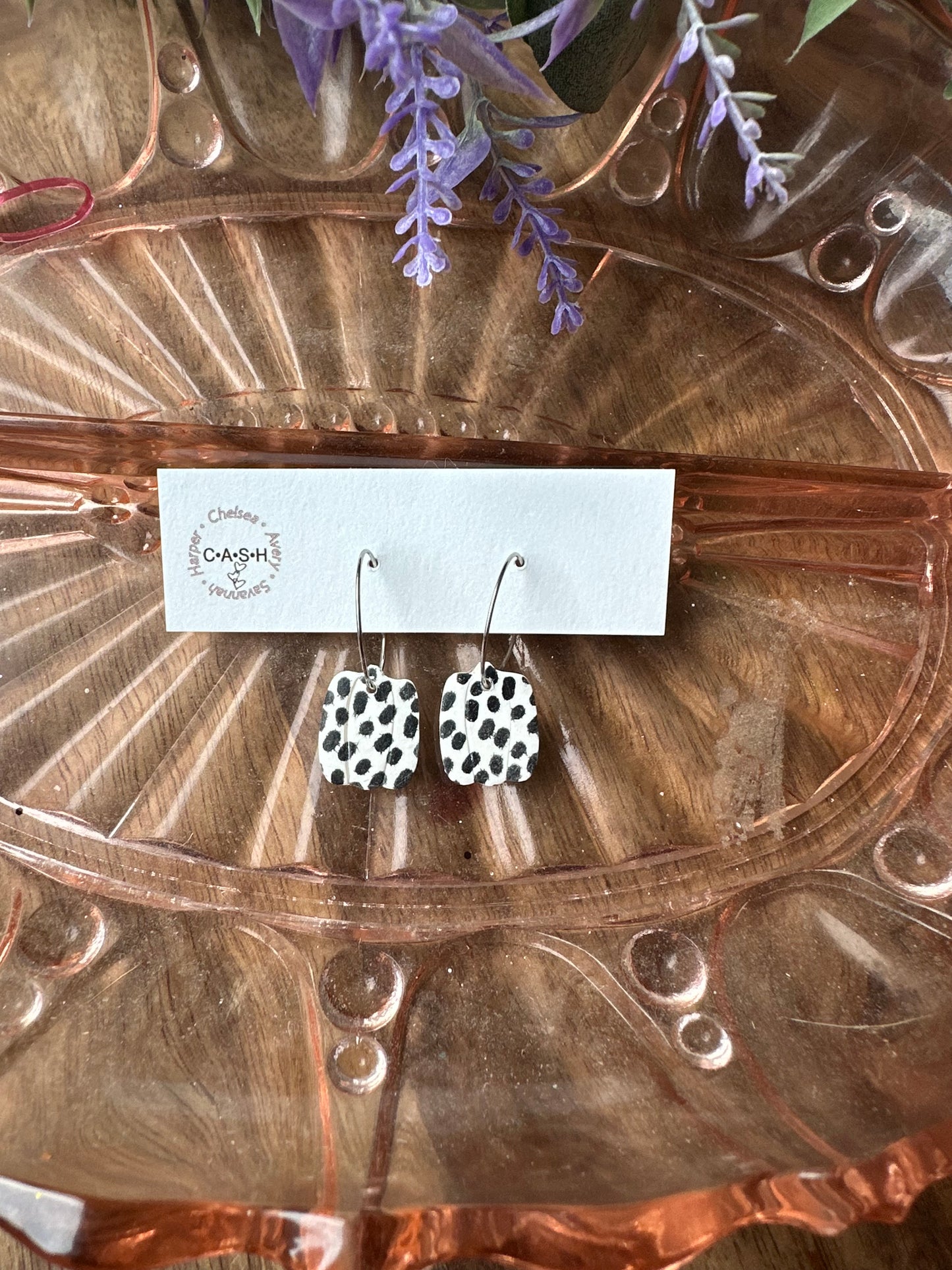 Polka dot pumpkin hoops