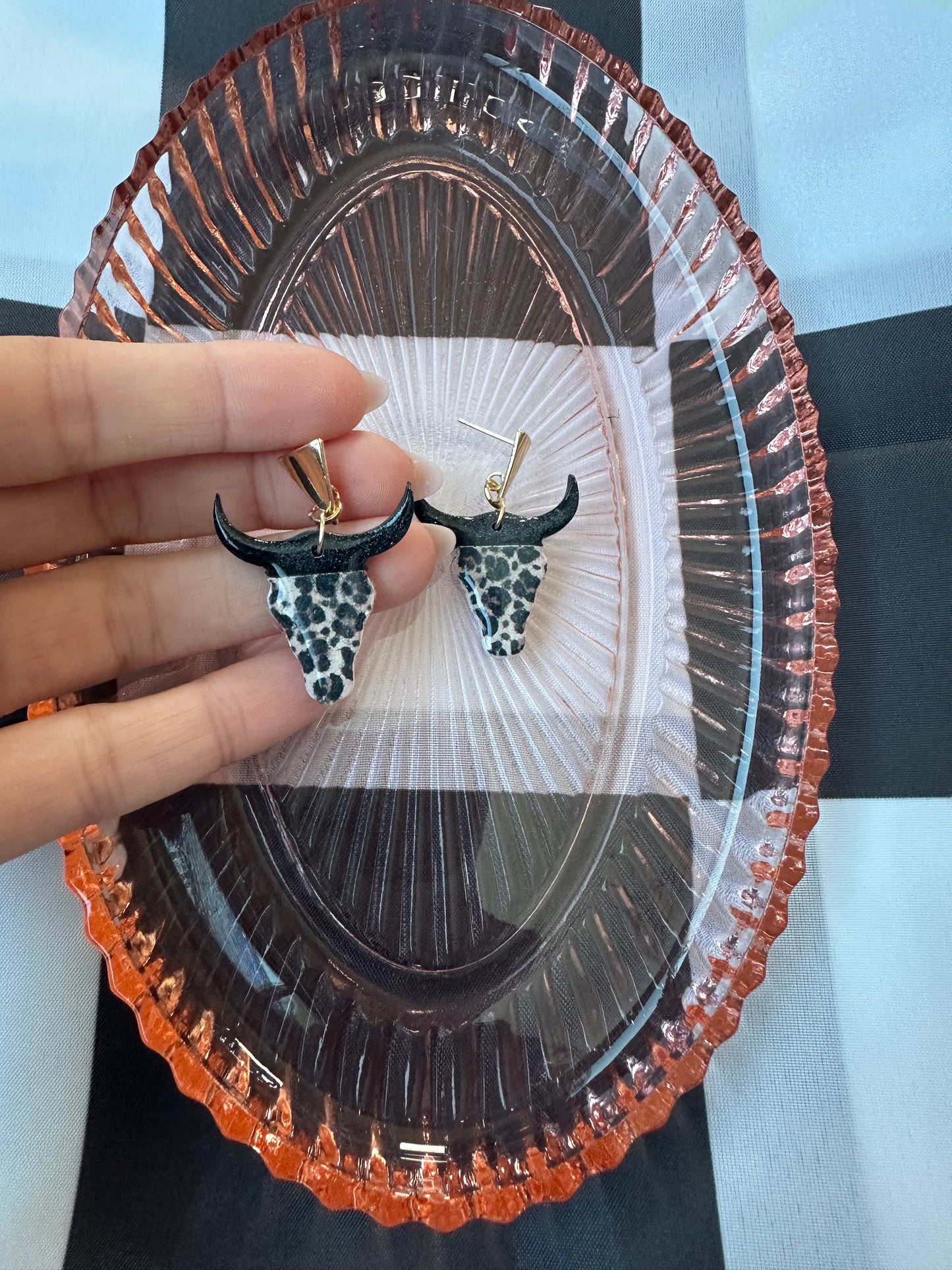 Cheetah bull dangles
