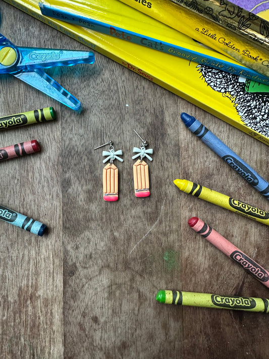 Girly pencil dangles
