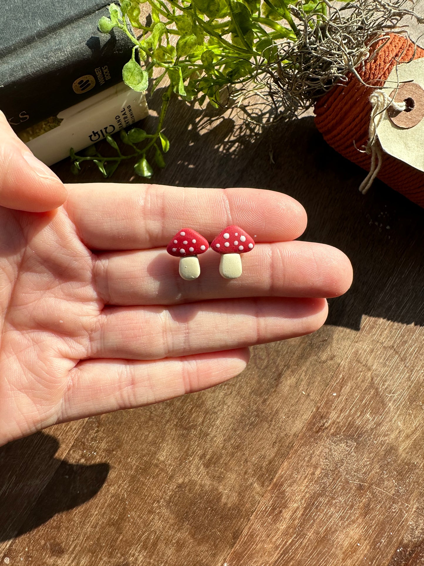 Red Mushroom studs