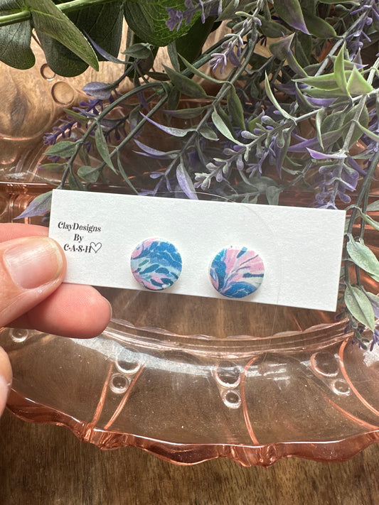 Blue summer studs