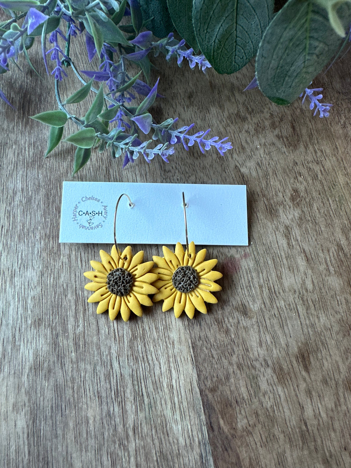 Large sunflower hoops