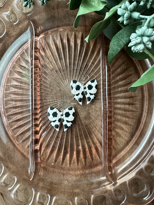 Soccer bow dangles