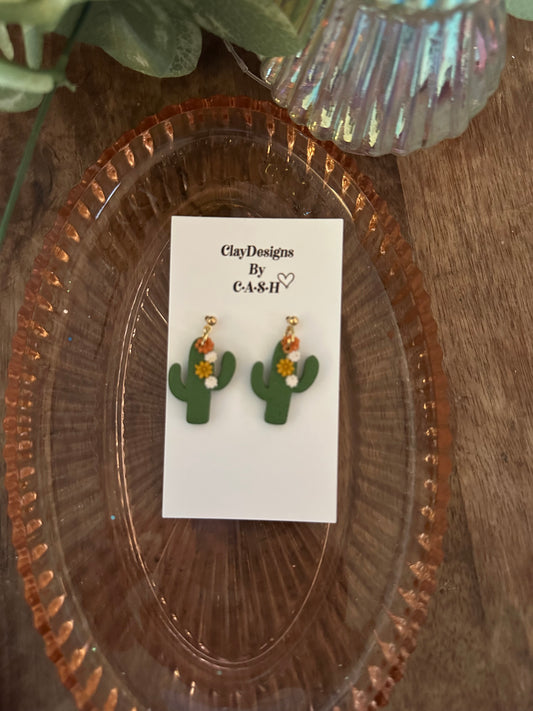 Flower cactus dangles
