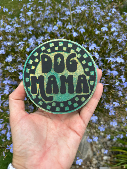 Teal shimmer dog mama freshie