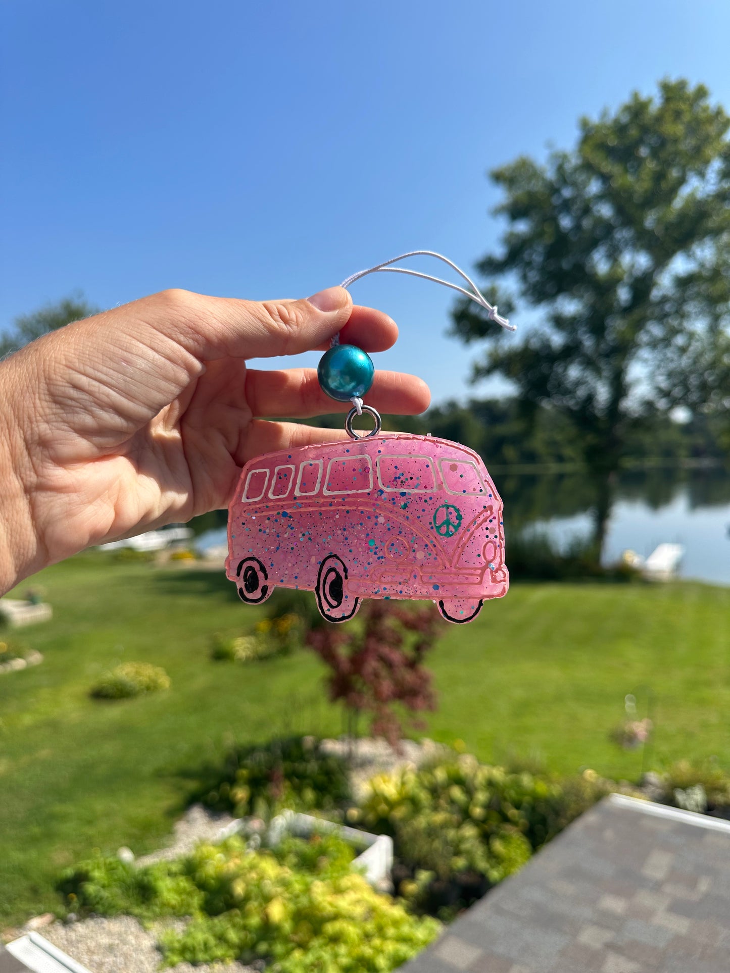 Pink VW Van