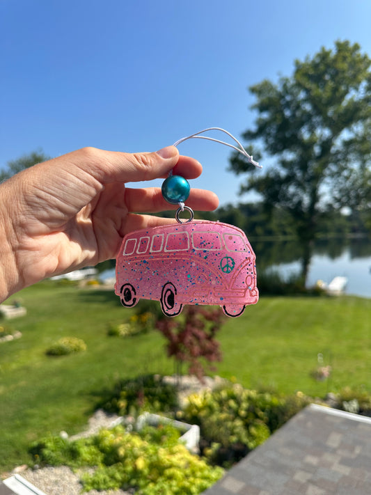 Pink VW Van