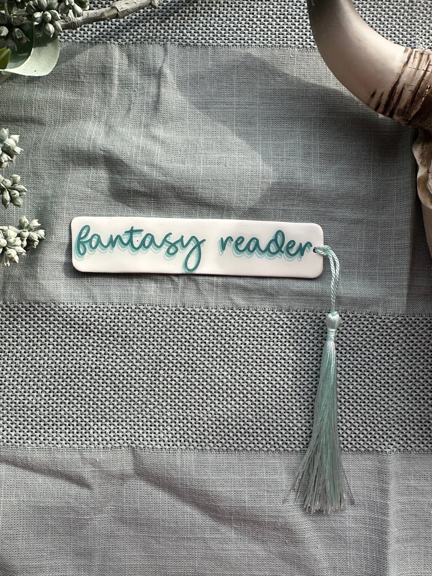 Fantasy reader bookmark