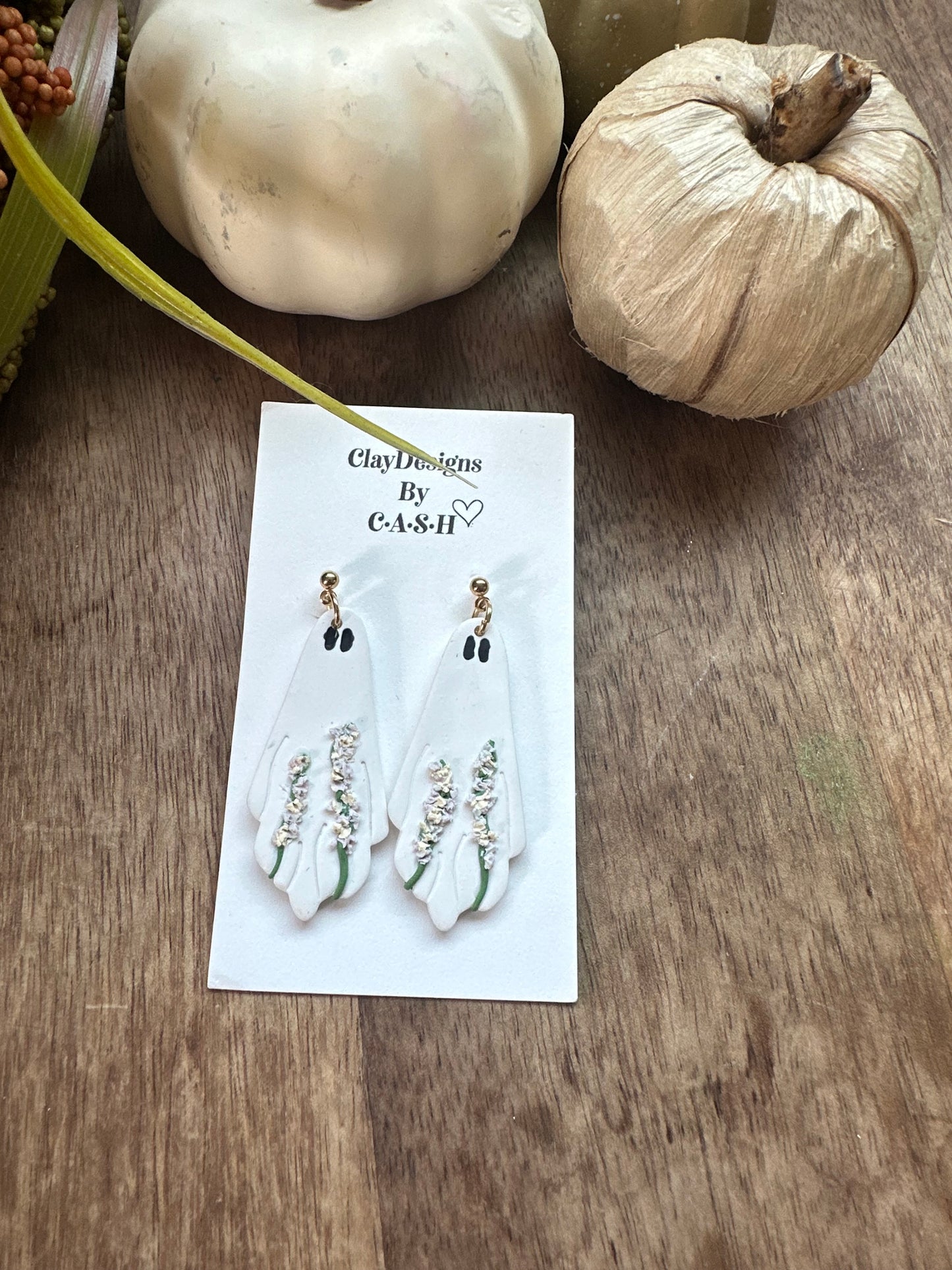 Lavender ghost dangles