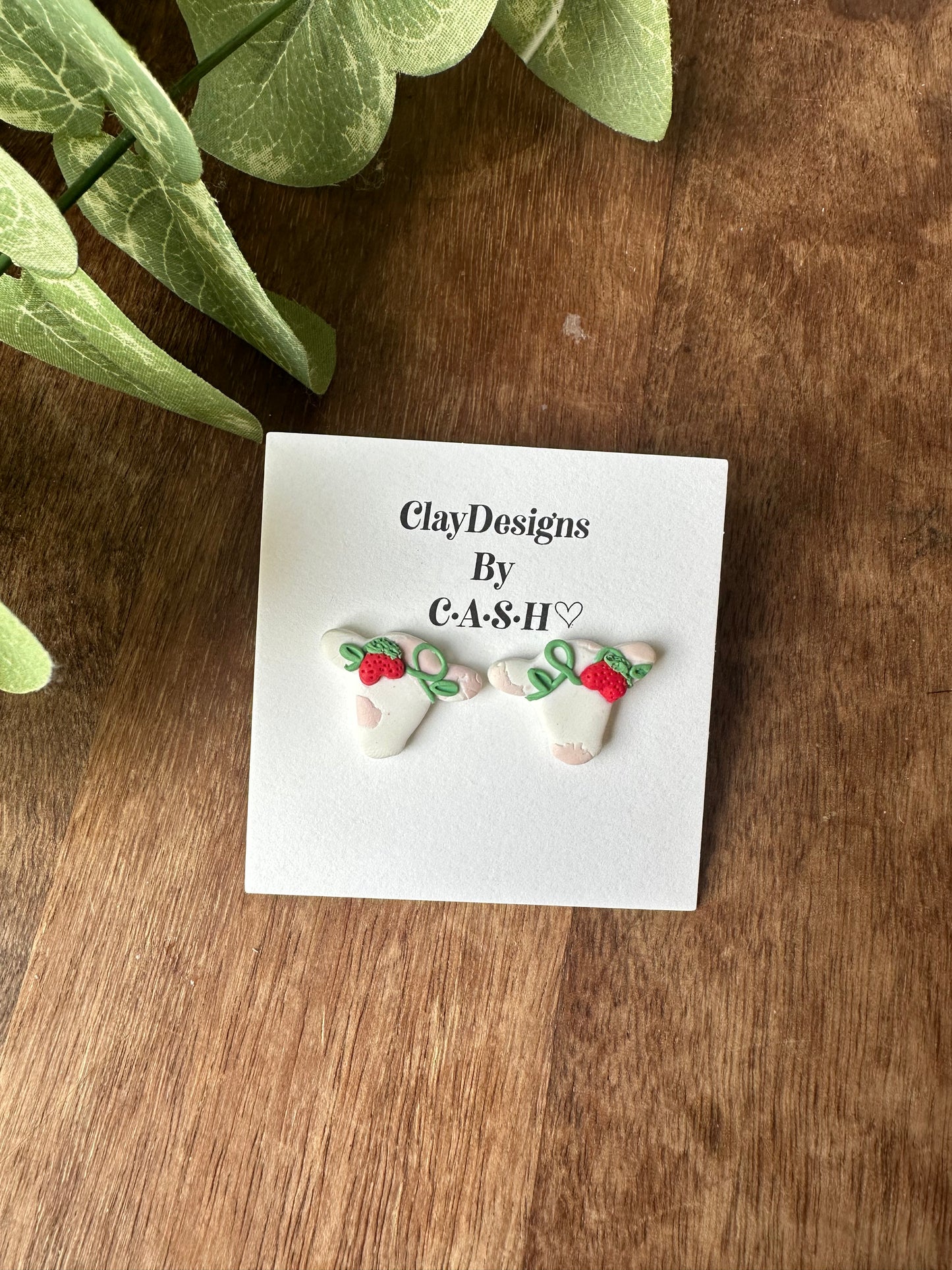 Strawberry cow studs