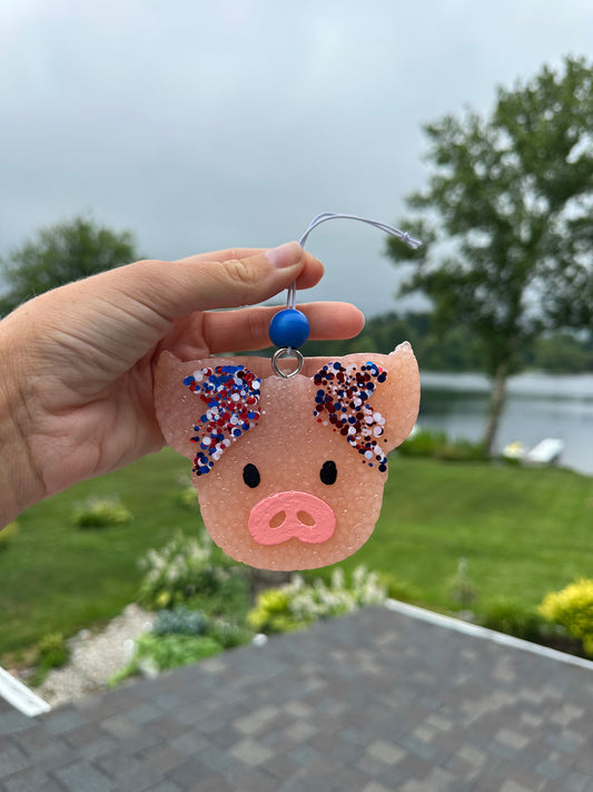 Patriotic Pig Freshie