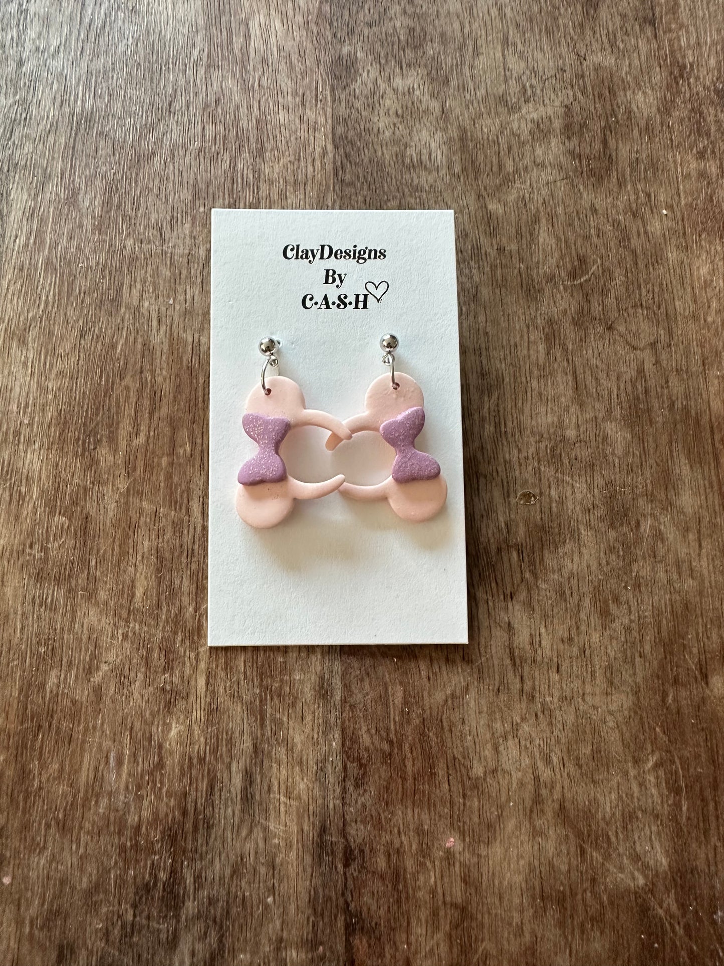 Pink and purple big mouse ears