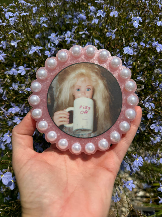 P*ss off pearl Barbie freshie