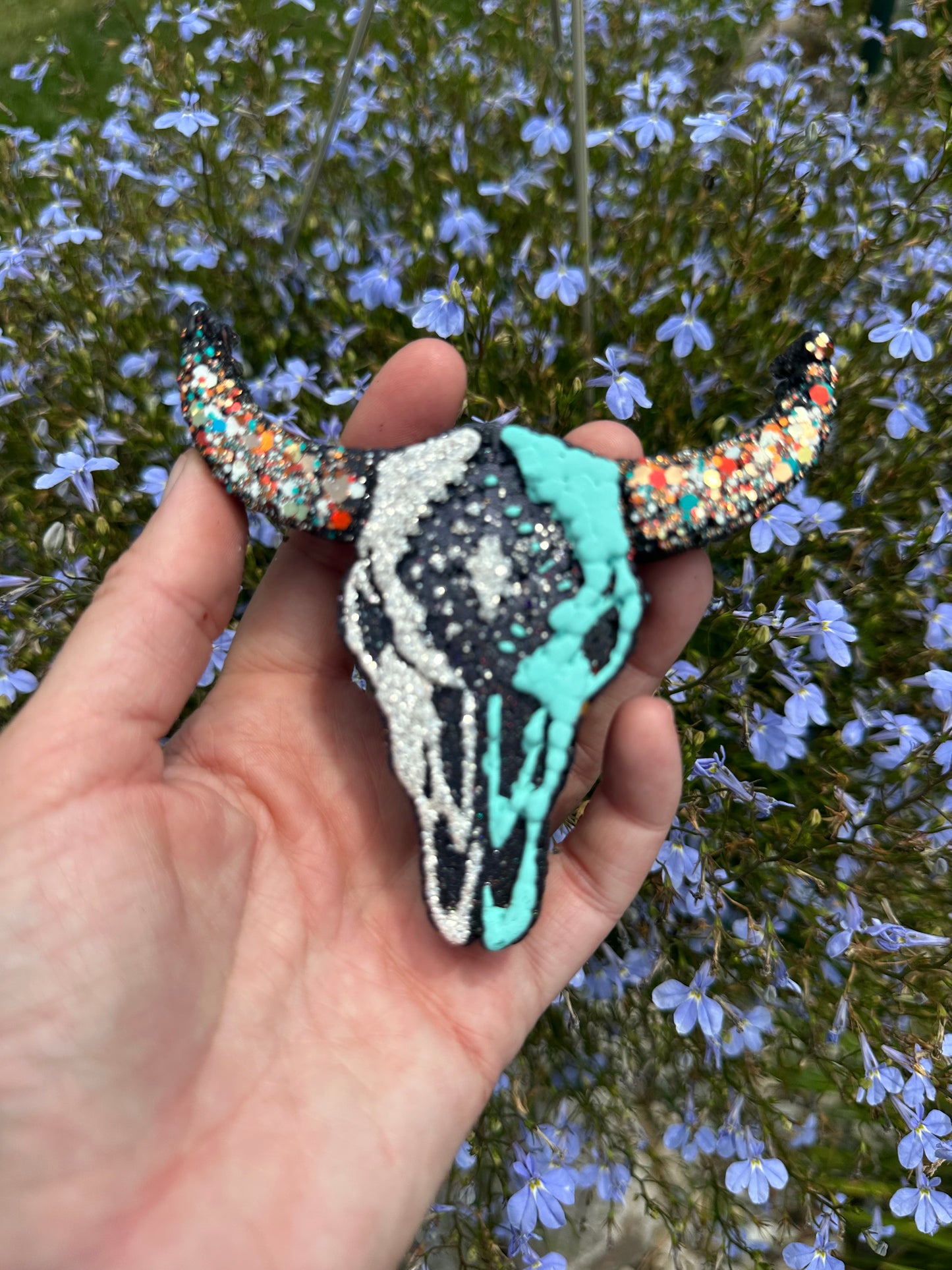 Sparkle blue bull freshie