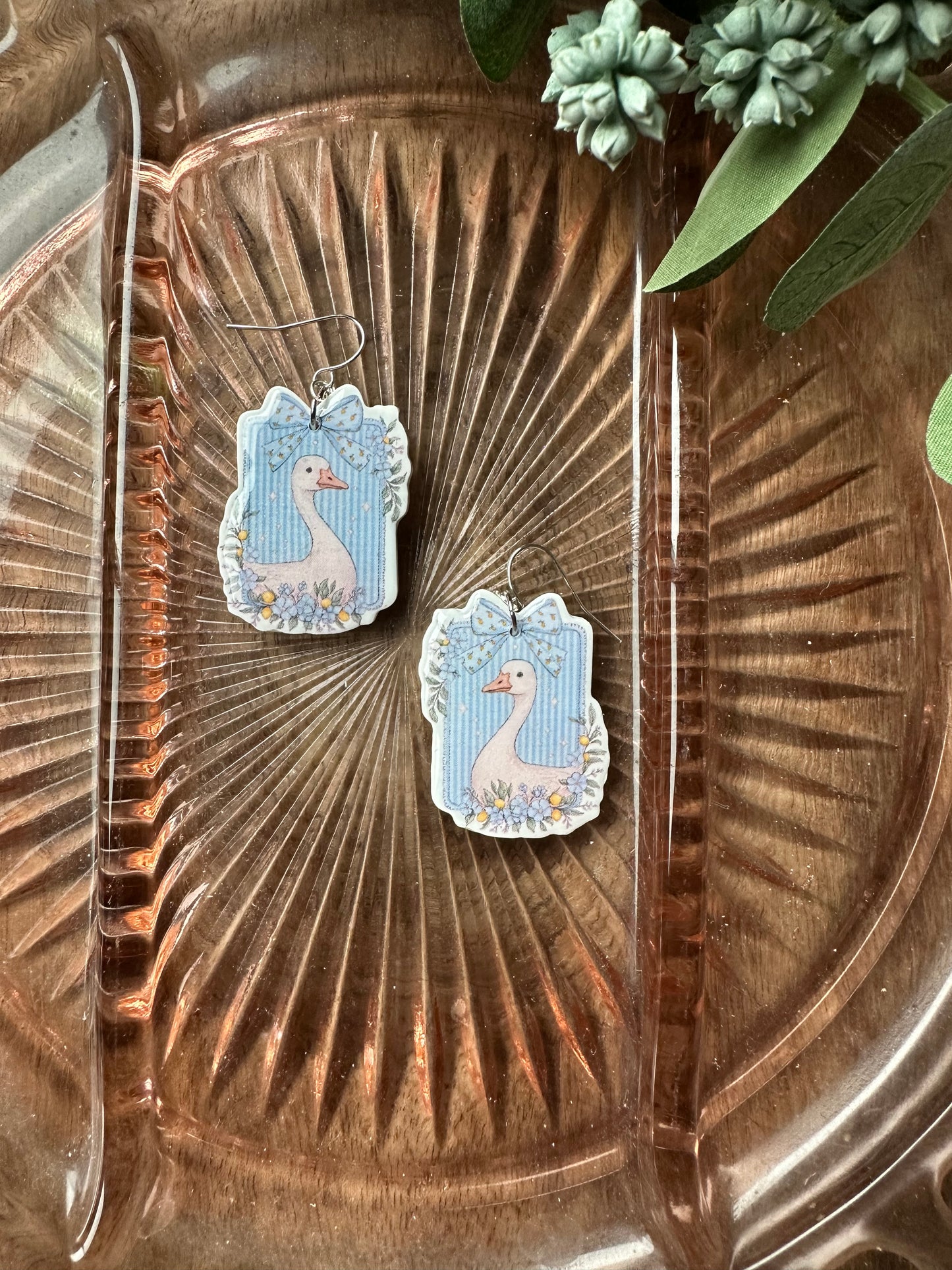 Lemon goose dangles