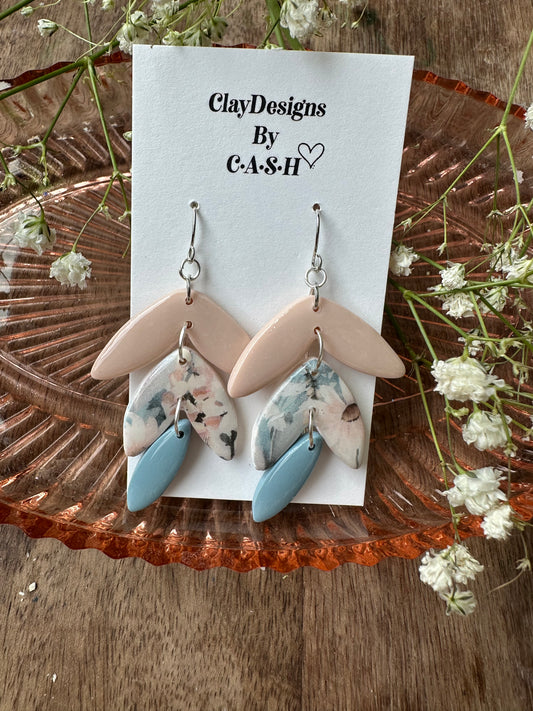 Spring floral Lilah dangles