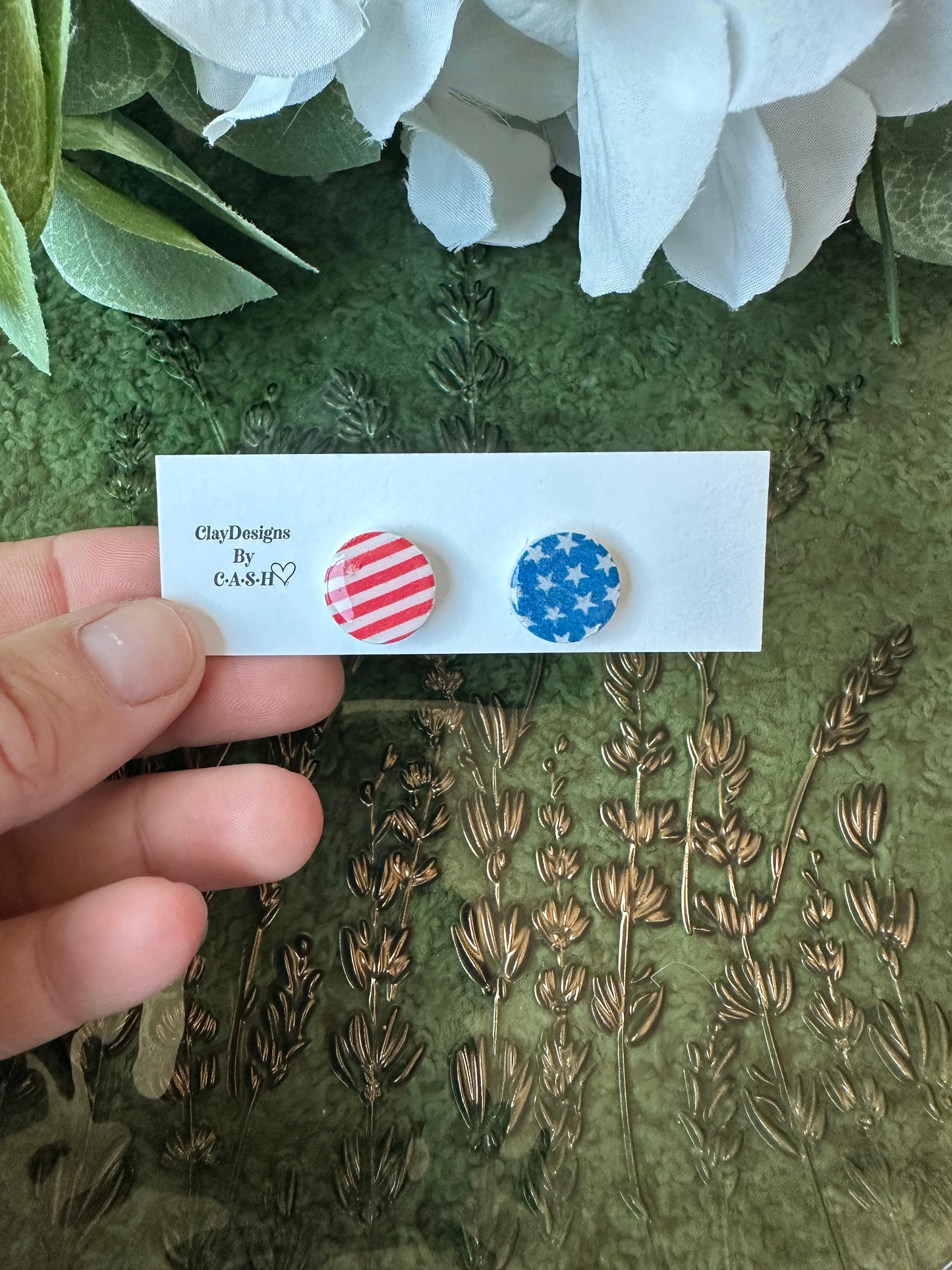 Stars and Stripes studs